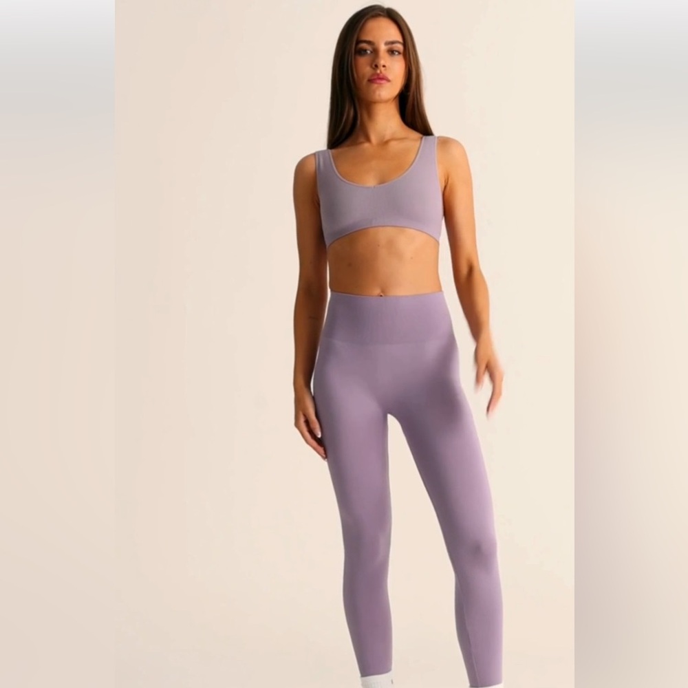 Sculptflex Light Purple High Rise SET Active Leggings Size M